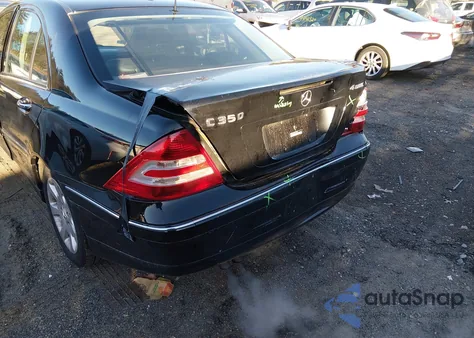 2006 Mercedes-Benz C 350 Luxury 4Matic из США, поврежденный, VIN WDBRF87JX6F763067